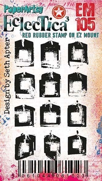 PAPER ARTSY PAPER ARTSY SETH APTER ECLECTICA EM105 MINI CLING STAMP