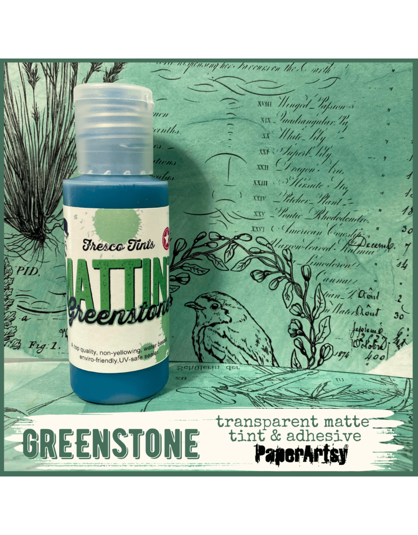 PAPER ARTSY PAPER MATTINT FRESCO TINTS GREENSTONE 50ml