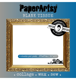 PAPER ARTSY PAPER ARTSY BLANK TISSUE COLLAGE PAPER 4 SHEETS