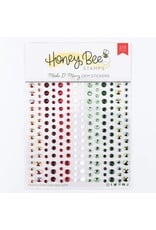 HONEY BEE HONEY BEE STAMPS MAKE IT MERRY GEM STICKERS