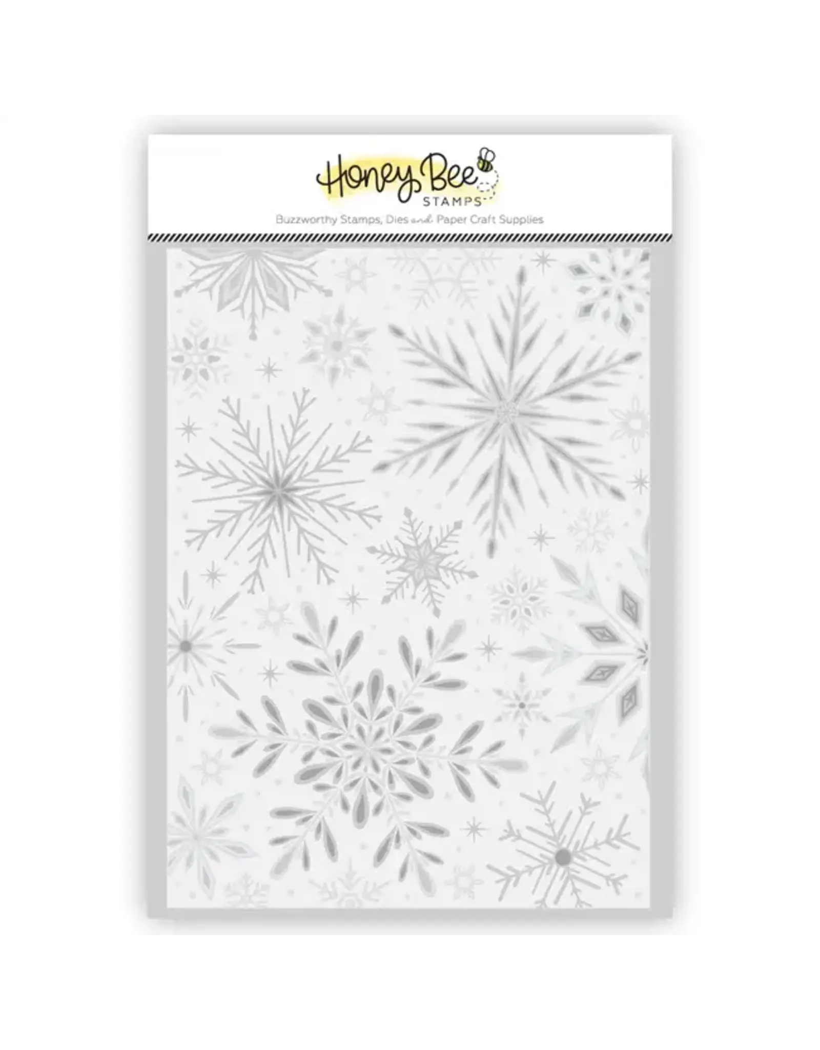 HONEY BEE HONEY BEE STAMPS SNOWFLAKES 3D EMBOSSING FOLDER