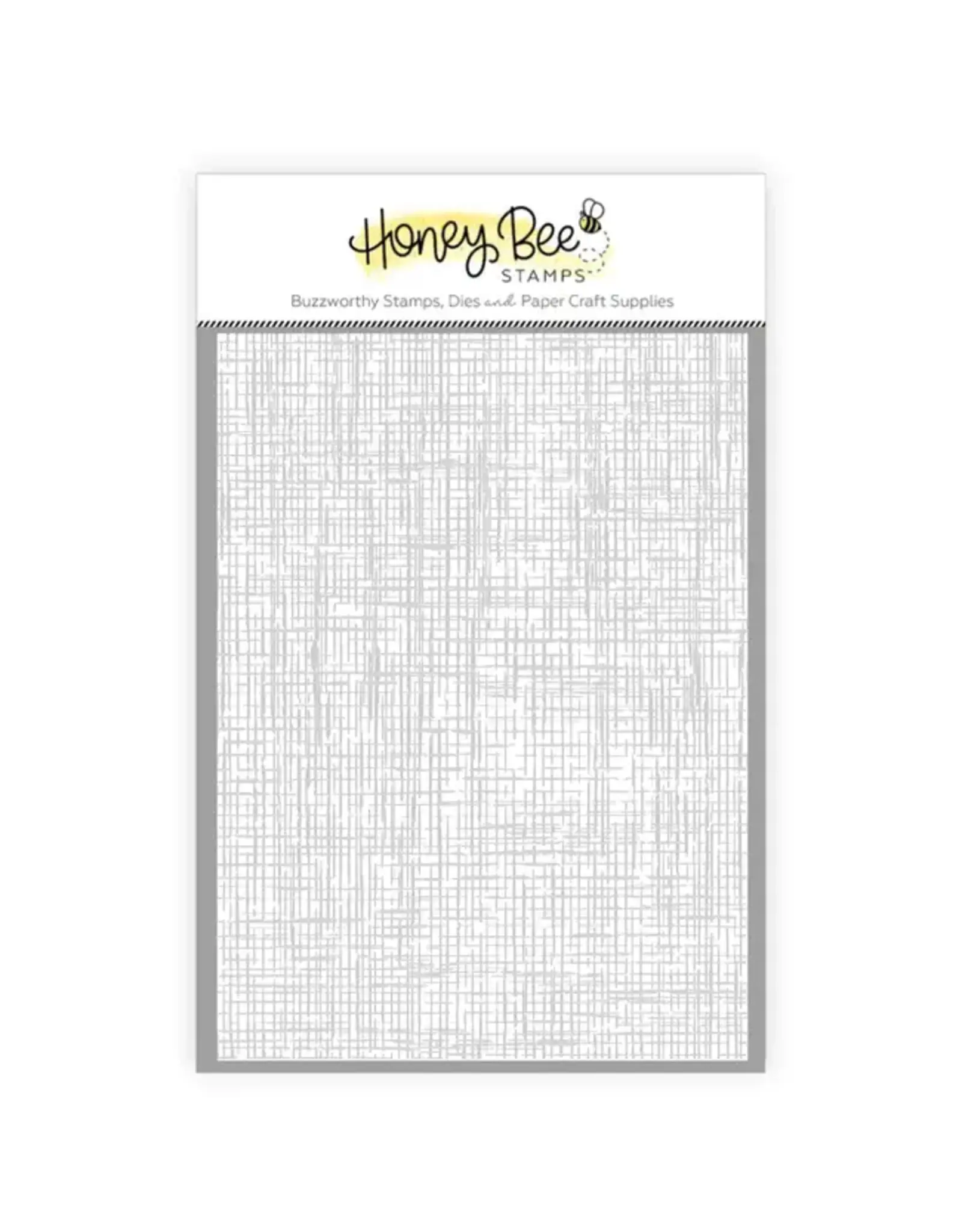 HONEY BEE HONEY BEE STAMPS BURLAP 3D EMBOSSING FOLDER