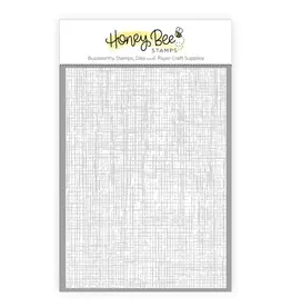 HONEY BEE HONEY BEE STAMPS BURLAP 3D EMBOSSING FOLDER