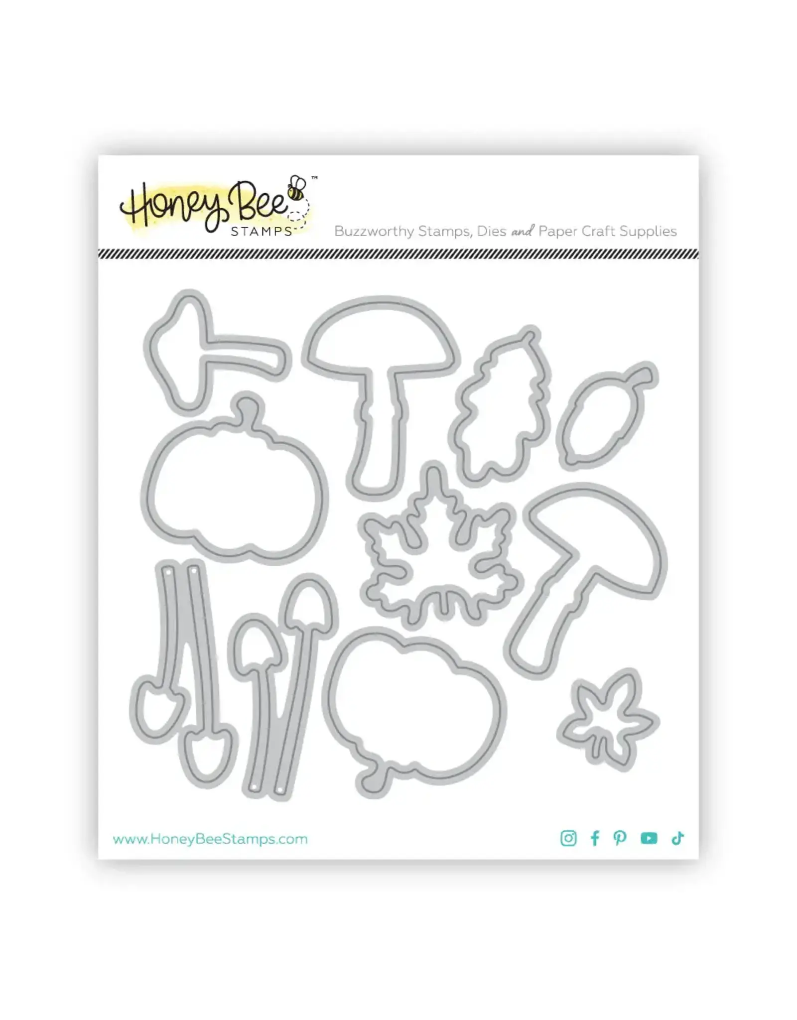 HONEY BEE HONEY BEE STAMPS FOREST FLOOR DIE SET