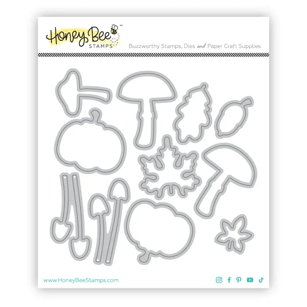 HONEY BEE HONEY BEE STAMPS FOREST FLOOR DIE SET