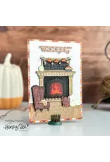 HONEY BEE HONEY BEE STAMPS LOVELY LAYERS: FIREPLACE DIE SET