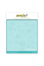 HONEY BEE HONEY BEE STAMPS FOREST FLOOR BACKGROUND STENCIL 6/PK