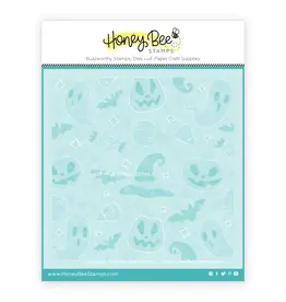 HONEY BEE HONEY BEE STAMPS HAPPY HAUNTING BACKGROUND STENCIL 6/PK