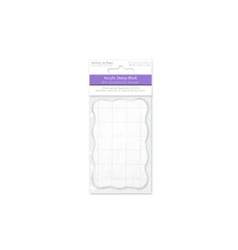 FOREVER IN TIME FOREVER IN TIME ACRYLIC STAMP BLOCK WITH GRID