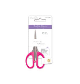 FOREVER IN TIME FOREVER IN TIME 4" PRECISION PRO DETAILING SCISSORS SOFT-GRIP