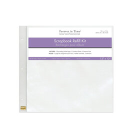 FOREVER IN TIME FOREVER IN TIME 12x12 ALBUM REFILL KIT 5/PK