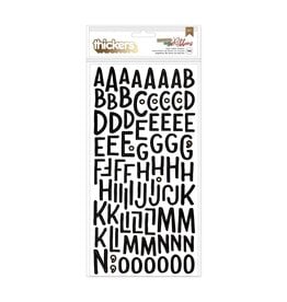 AMERICAN CRAFTS AMERICAN CRAFTS VICKI BOUTIN WRAPPED IN RIBBONS ALPHABET THICKERS STICKERS