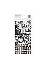 AMERICAN CRAFTS AMERICAN CRAFTS VICKI BOUTIN WRAPPED IN RIBBONS ALPHABET THICKERS STICKERS