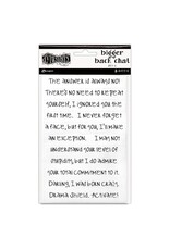RANGER DYLUSIONS BIGGER BACK CHAT STICKERS WHITE SET #4