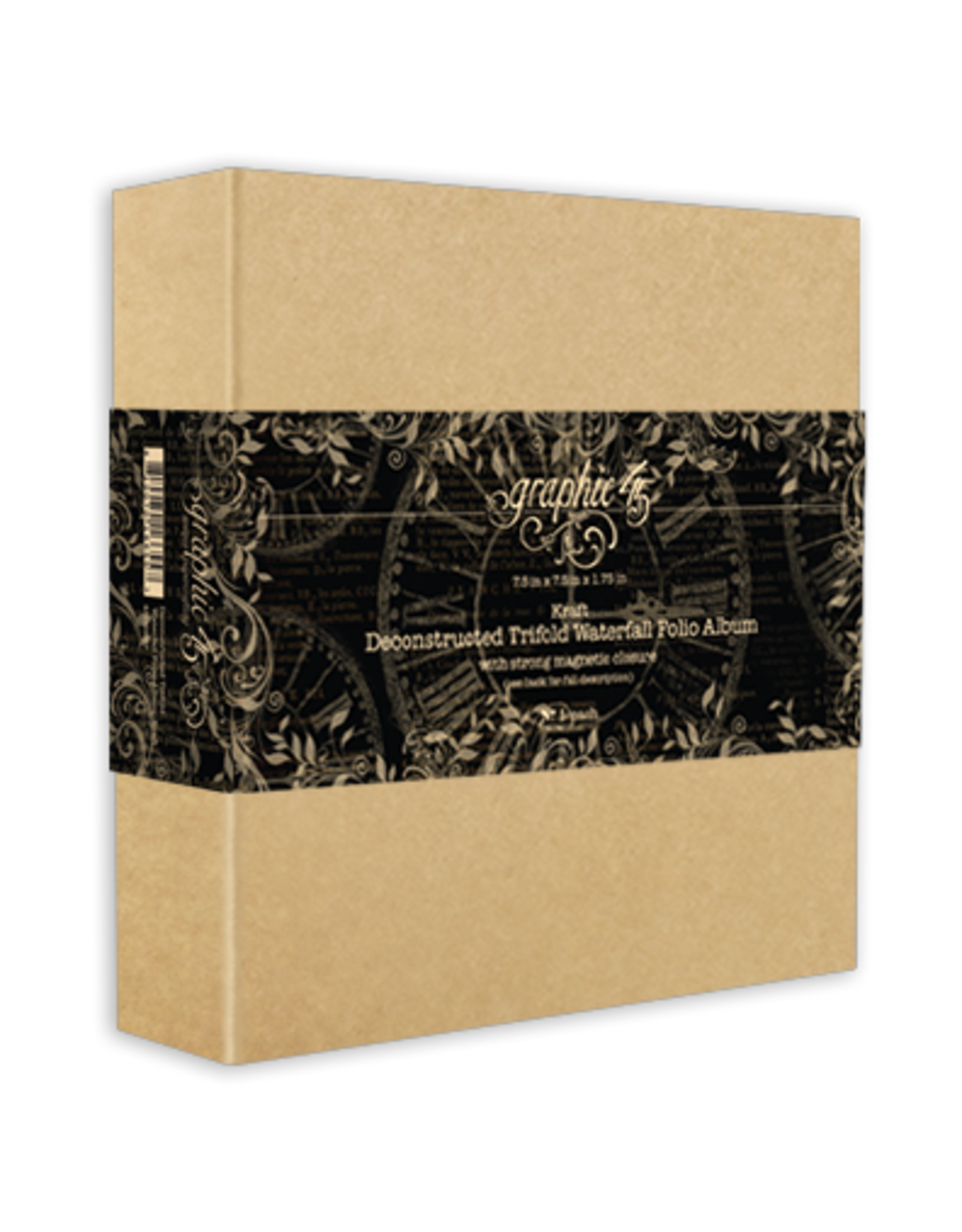 GRAPHIC 45 GRAPHIC 45 KRAFT DECONSTRUCTED TRIFOLD WATERFALL FOLIO ALBUM