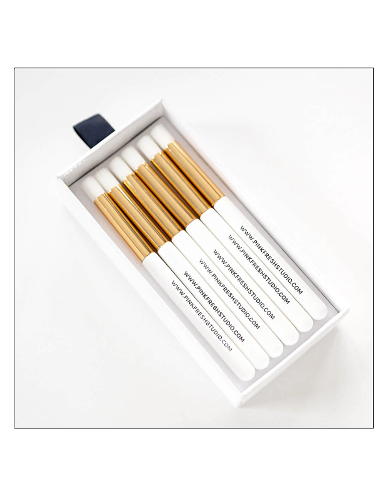 PINKFRESH PINKFRESH STUDIO ESSENTIALS 1/4" BLENDING BRUSH SET 6/PK