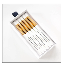 PINKFRESH PINKFRESH STUDIO ESSENTIALS 1/4" BLENDING BRUSH SET 6/PK