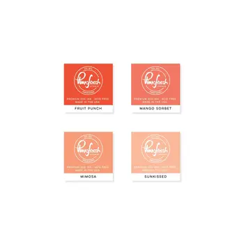 PINKFRESH PINKFRESH STUDIO CHASING SUNSETS PREMIUM DYE CUBE INK PADS 4/PK
