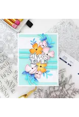 PINKFRESH PINKFRESH STUDIO PLAYFUL PETALS STENCIL SET 5/PK