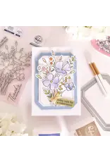 PINKFRESH PINKFRESH STUDIO PLAYFUL PETALS STENCIL SET 5/PK
