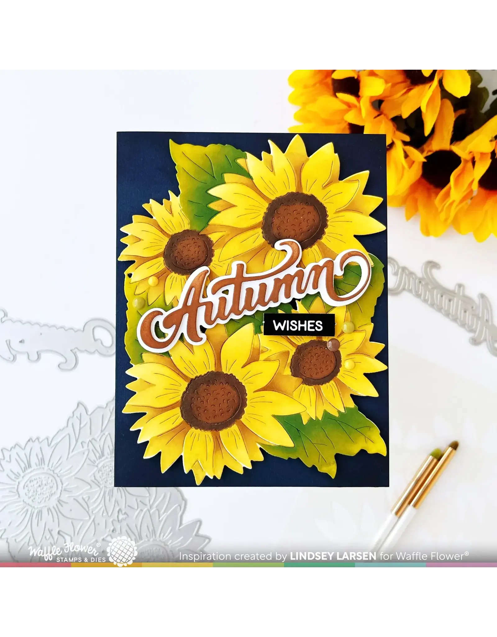WAFFLE FLOWER WAFFLE FLOWER SUNFLOWER CLUSTER DIE
