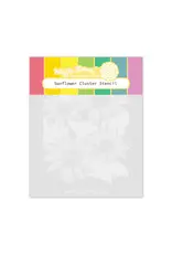 WAFFLE FLOWER WAFFLE FLOWER SUNFLOWER CLUSTER STENCIL