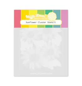 WAFFLE FLOWER WAFFLE FLOWER SUNFLOWER CLUSTER STENCIL
