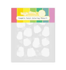 WAFFLE FLOWER WAFFLE FLOWER PUMPKIN PATCH COLORING STENCIL