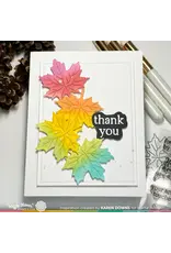 WAFFLE FLOWER WAFFLE FLOWER INSIDE SENTIMENTS THANKS 2 STAMP SET