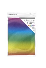 TONIC TONIC STUDIOS CRAFT PERFECT OMBRE KALEIDOSCOPE OF COLOR GLITTER CARDSTOCK