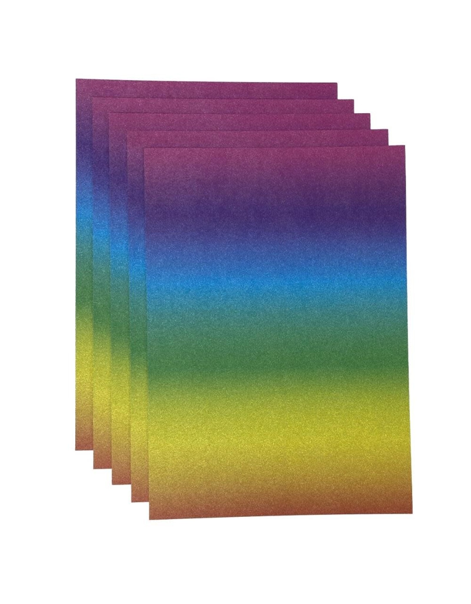 TONIC TONIC STUDIOS CRAFT PERFECT OMBRE KALEIDOSCOPE OF COLOR GLITTER CARDSTOCK