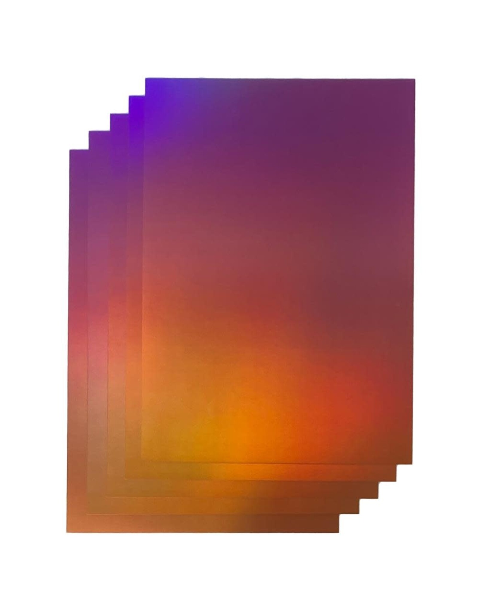 TONIC TONIC STUDIOS IRIDESCENT MIRROR CARD INDIAN SUMMER 8.5x11 5/PK
