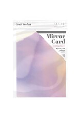 TONIC TONIC STUDIOS IRIDESCENT GLOSS MIRROR CARD PRISMATIC PINK 8.5x11 5/PK