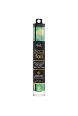 THERMOWEB ICRAFT DECO FOIL TRANSFER SHEETS EMERALD WATERCOLOR 6x12 5 SHEETS