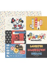 SIMPLE STORIES SIMPLE STORIES SAY CHEESE CLASSIC MOUSE 4x6 ELEMENTS 12x12 CARDSTOCK