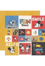 SIMPLE STORIES SIMPLE STORIES SAY CHEESE CLASSIC MOUSE 2x2/4x4 ELEMENTS 12x12 CARDSTOCK