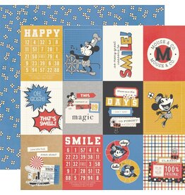 SIMPLE STORIES SIMPLE STORIES SAY CHEESE CLASSIC MOUSE 3x4 ELEMENTS 12x12 CARDSTOCK