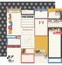 SIMPLE STORIES SIMPLE STORIES SAY CHEESE CLASSIC MOUSE JOURNAL ELEMENTS 12x12 CARDSTOCK