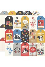 SIMPLE STORIES SIMPLE STORIES SAY CHEESE CLASSIC MOUSE TAGS ELEMENTS 12x12 CARDSTOCK