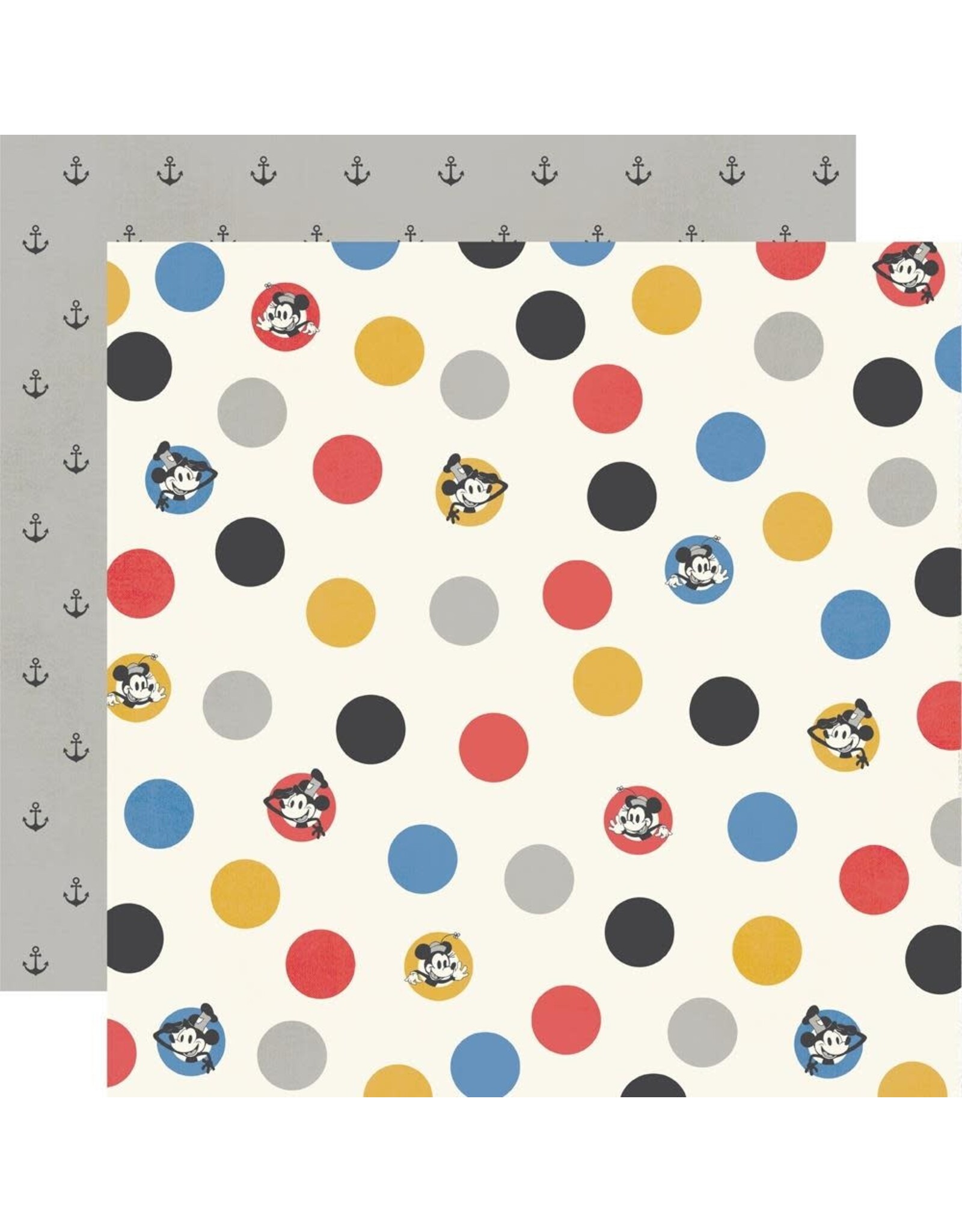 SIMPLE STORIES SIMPLE STORIES SAY CHEESE CLASSIC MOUSE GOLLY, GEE 12x12 CARDSTOCK