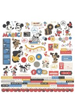 SIMPLE STORIES SIMPLE STORIES SAY CHEESE CLASSIC MOUSE 12x12 CARDSTOCK STICKERS
