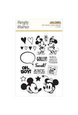 SIMPLE STORIES SIMPLE STORIES SAY CHEESE CLASSIC MOUSE 4x6 CLEAR STAMP SET