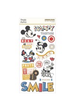 SIMPLE STORIES SIMPLE STORIES SAY CHEESE CLASSIC MOUSE 6x12 CHIPBOARD STICKERS 18/PK