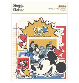 SIMPLE STORIES SIMPLE STORIES SAY CHEESE CLASSIC MOUSE BIG BITS & PIECES 19/PK