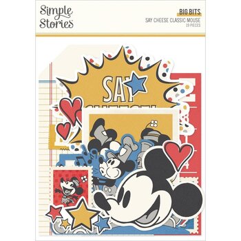 SIMPLE STORIES SIMPLE STORIES SAY CHEESE CLASSIC MOUSE BIG BITS & PIECES 19/PK