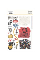 SIMPLE STORIES SIMPLE STORIES SAY CHEESE CLASSIC MOUSE 6x8 RUB-ONS 2/PK
