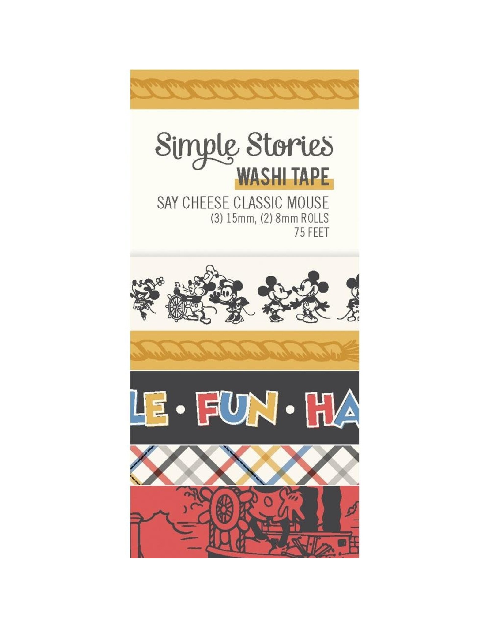 SIMPLE STORIES SIMPLE STORIES SAY CHEESE CLASSIC MOUSE WASHI TAPE