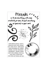 SIZZIX SIZZIX CAT KERR CREATE CLEAR STAMP & STENCIL SET