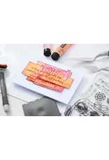 SIZZIX SIZZIX CAT KERR CREATE CLEAR STAMP & STENCIL SET