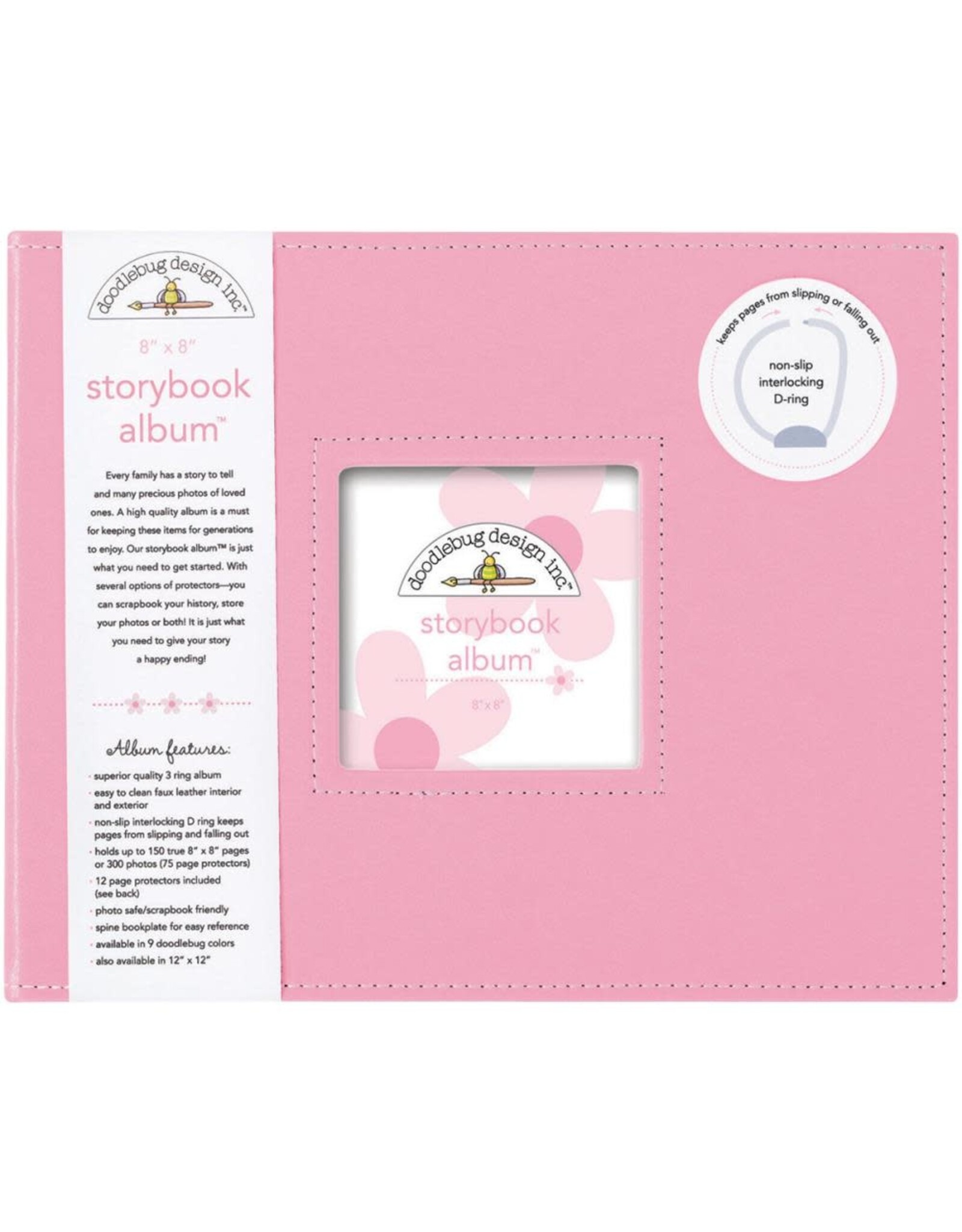 DOODLEBUG DESIGN DOODLE BUG DESIGN CUPCAKE 8x8 D-RING STORYBOOK ALBUM